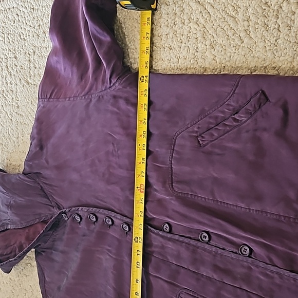 The J. Peterman Co. Silk Coat Box Style size Small - Picture 8 of 10